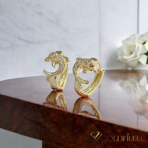 Goldfilled Antiallergische Ohrringe 16mm 14K Farbe
