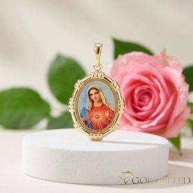 Antiallergischer Goldfilled-Anhänger 36 mm, Farbe 14K