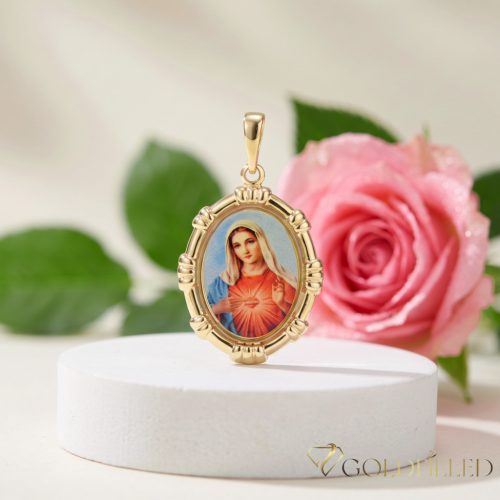 Antiallergischer Goldfilled-Anhänger 36 mm, Farbe 14K