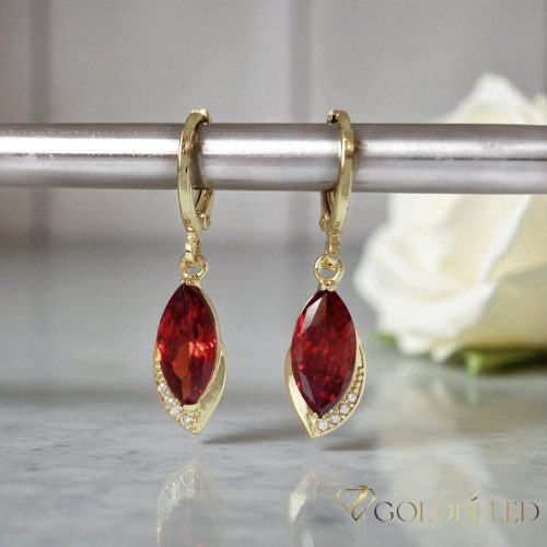 Goldfilled Antiallergene Ohrringe 34mm 14K Farbe	