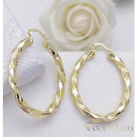 Goldfilled Antiallergene Creolen 40mm 14K Farbe	