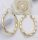 Goldfilled Antiallergene Creolen 40mm 14K Farbe	
