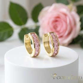 Goldfilled Antiallergische Ohrringe 19mm 14K Farbe