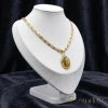 Antiallergische Goldfilled-Halskette 50cm/5,2mm + Anhänger, Farbe 14K