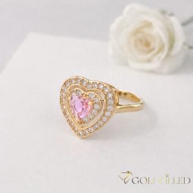   Antiallergischer „Goldfilled”-Ring in verschiedenen Größen, Farbe 18K