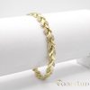 Antiallergenes vergoldetes Armband „Goldfilled“, 19cm lang und 8 mm Breit, 14K-Farbe