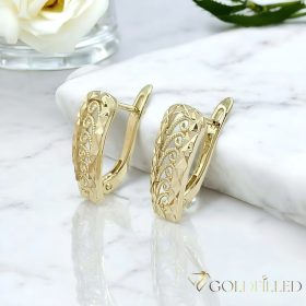 Goldfilled Antiallergische Ohrringe 20 mm 14K Farbe