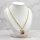 Antiallergische Goldfilled-Halskette 50cm/3,5mm + Anhänger, Farbe 14K