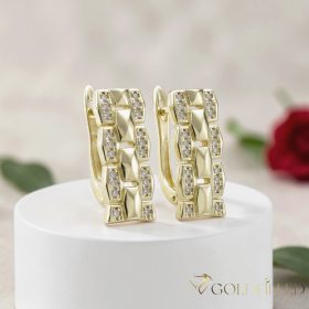 Goldfilled Antiallergische Ohrringe 19mm 14K Farbe