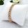 Antiallergenes vergoldetes Armband „Goldfilled“, 19 cm lang und 8 mm breit, 18K-Farbe