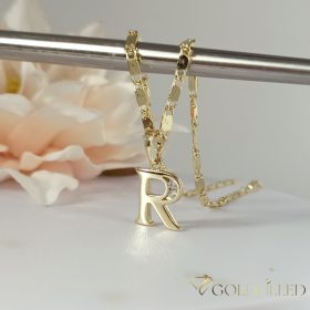   Antiallergene vergoldete Halskette „Goldfilled“, in mehreren Größen  2 mm breit, 14K-Farbe