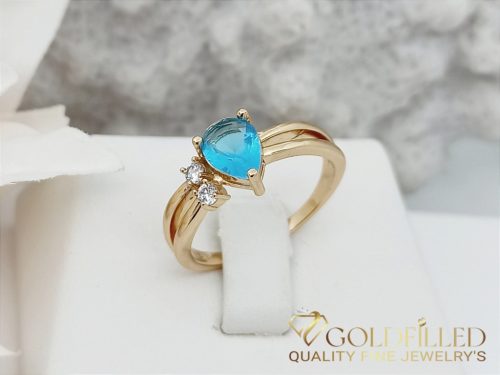 Antiallergischer „Goldfilled”-Ring in verschiedenen Größen, Farbe 18K