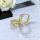 Goldfilled Antiallergische Ohrringe 14 mm 14K Farbe Multicolor 