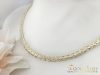 GOLDFILLED Antiallergenes Halskette 50cm lang und 5mm breit 14K Farbe Multicolor 