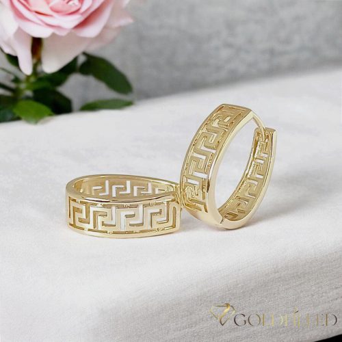 Goldfilled Antiallergische Ohrringe 22 mm 14K Farbe
