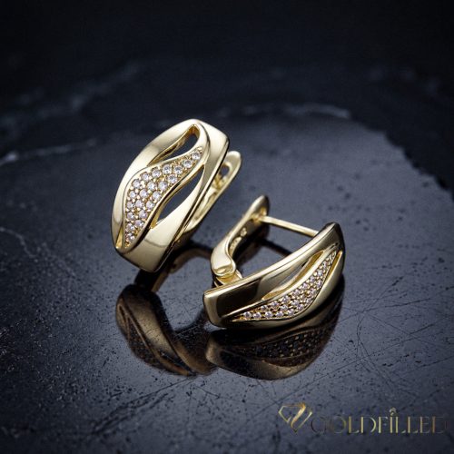 Goldfilled Antiallergische Ohrringe 19mm 14K Farbe