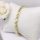 Antiallergenes vergoldetes Armband „Goldfilled“, 19cm lang und 5 mm Breit, 14K-Farbe