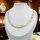 Exklusive antiallergische Goldfilled-Halskette 50cm/7mm, mehrfarbig 18K