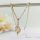Antiallergische Goldfilled-Halskette 45cm/3mm + Anhänger, Farbe 18K