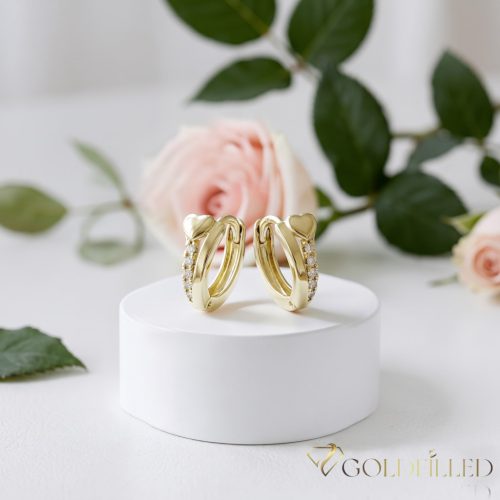 Goldfilled Antiallergene Ohrringe 11mm 14K Farbe	