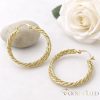 Goldfilled Antiallergene  Creolen 30mm 14K Farbe	