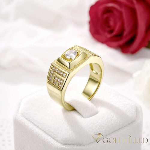 Antiallergischer „Goldfilled”-Ring in verschiedenen Größen, Farbe 14K