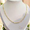 GOLDFILLED Antiallergenes Halskette 50cm lang und 4mm breit 14K Farbe