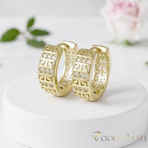 Goldfilled Antiallergische Ohrringe 18 mm 14K Farbe