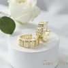 Goldfilled Antiallergische Ohrringe 18 mm 14K Farbe