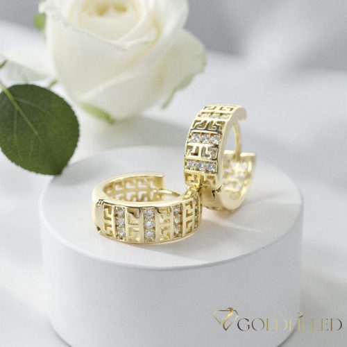 Goldfilled Antiallergische Ohrringe 18 mm 14K Farbe