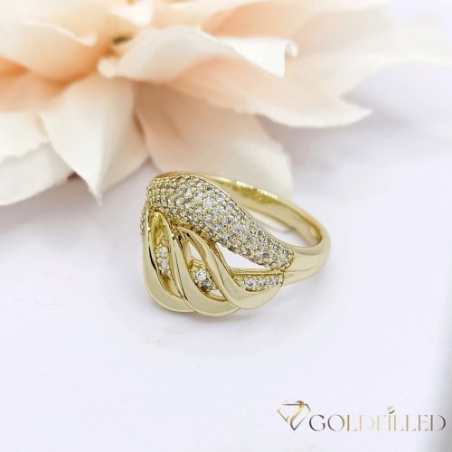 Antiallergischer „Goldfilled”-Ring in verschiedenen Größen, Farbe 14K