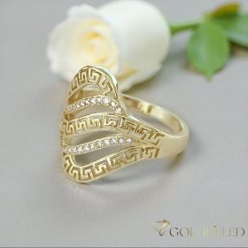   Antiallergischer „Goldfilled”-Ring in verschiedenen Größen, Farbe 14K