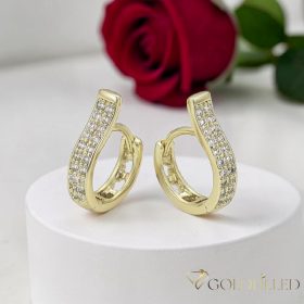 Goldfilled Antiallergische Ohrringe 17 mm 14K Farbe
