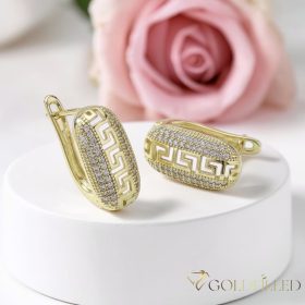 Goldfilled Antiallergische Ohrringe 20mm 14K Farbe