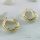 Goldfilled Antiallergene gedrehte Creolen 35mm 14K Farbe	