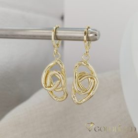 Goldfilled Antiallergene Ohrringe 38mm 14K Farbe	