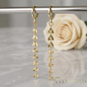 Goldfilled Antiallergene Ohrringe 60mm 14K Farbe	