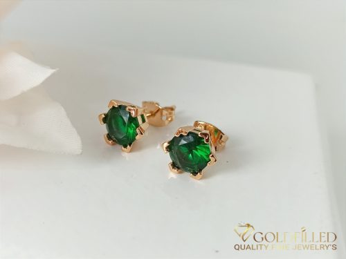 Goldfilled Antiallergene Ohrringe 9mm 18K Farbe	