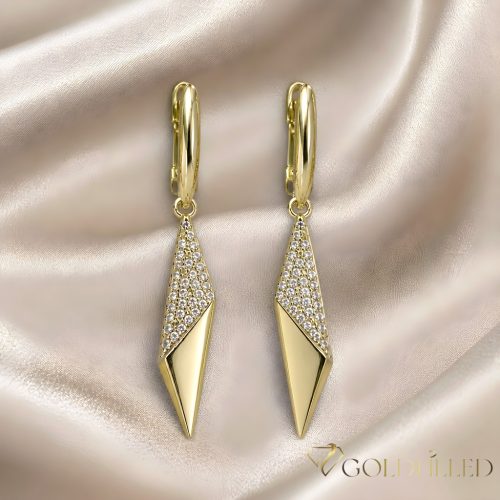 Goldfilled Antiallergene Ohrringe 40mm 14K Farbe	