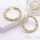 Goldfilled Antiallergene Creolen 50mm 14K Farbe	