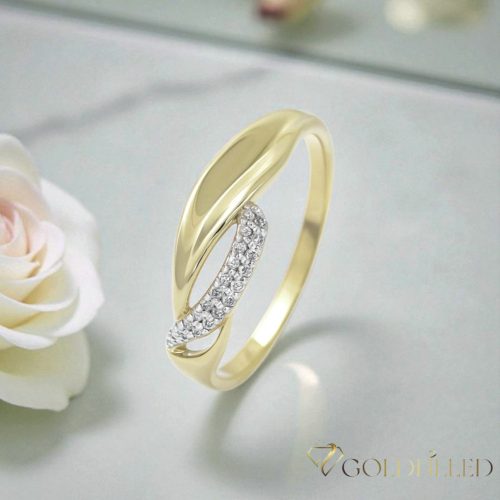 Antiallergischer „Goldfilled”-Ring in verschiedenen Größen, Farbe 14K