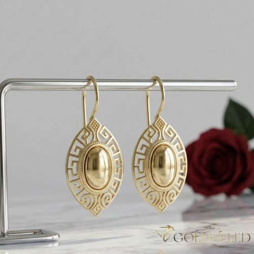 Goldfilled Antiallergene Ohrringe 42mm 14K Farbe	