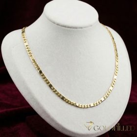   Antiallergene "Figaro" Halskette „Goldfilled“, in mehreren Größen  4,5 mm  breit, 14K-Farbe