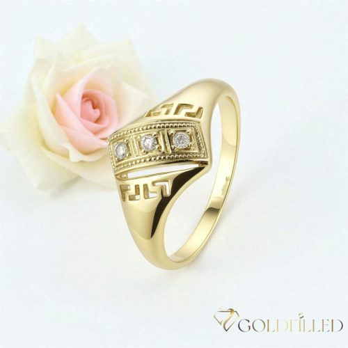Antiallergischer „Goldfilled”-Ring in verschiedenen Größen, Farbe 14K
