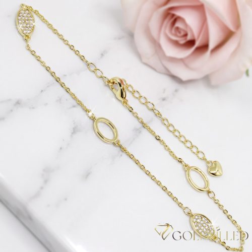 Goldfilled Fußkettchen Max. 27cm14K Farbe