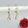 Goldfilled Antiallergene Ohrringe 34mm 14K Farbe	