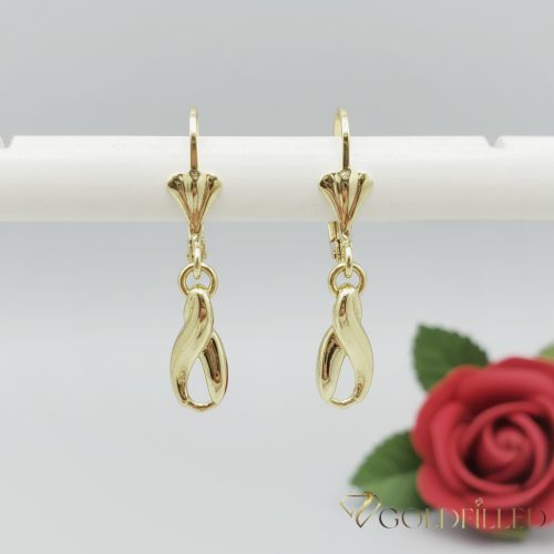 Goldfilled Antiallergene Ohrringe 34mm 14K Farbe	
