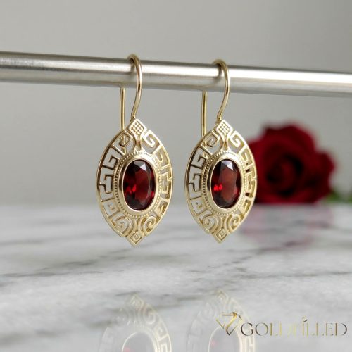 Goldfilled Antiallergene Ohrringe 42mm 14K Farbe	