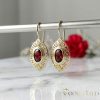 Goldfilled Antiallergene Ohrringe 42mm 14K Farbe	