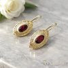 Goldfilled Antiallergene Ohrringe 42mm 14K Farbe	